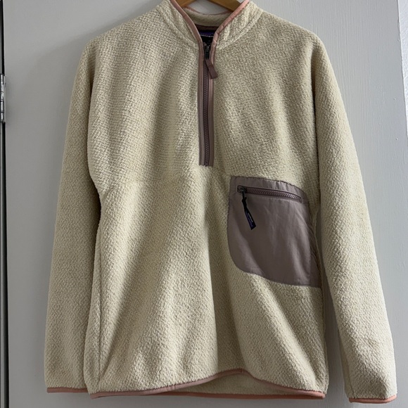 Patagonia Jackets & Blazers - Patagonia Women’s 1/2 Zip Cream Pullover